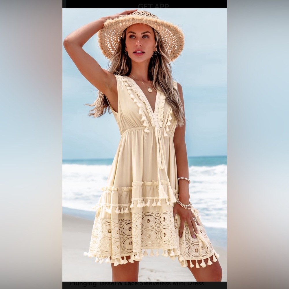 Beige cover-up or Dress